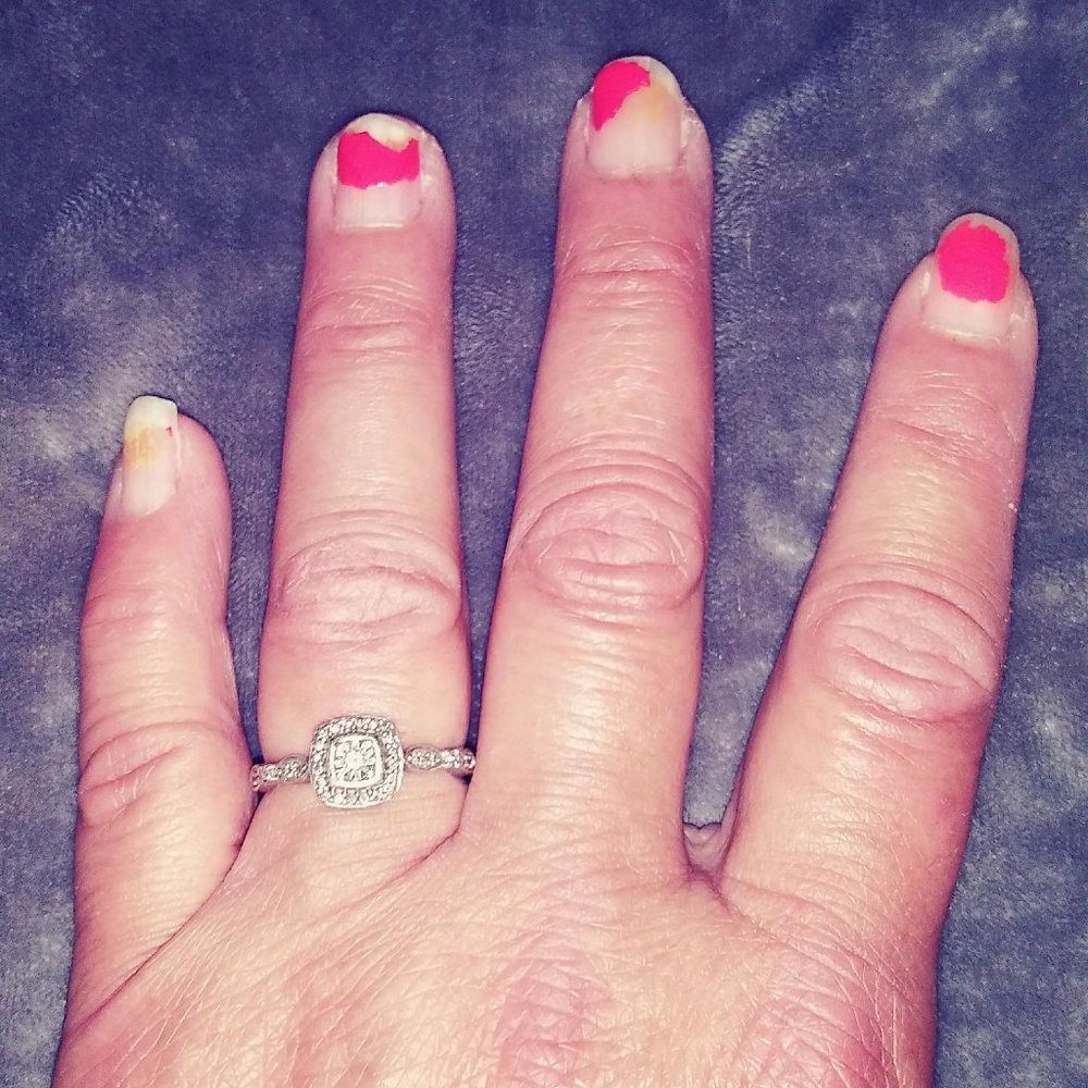 Kay Jewelers Diamond Sterling Silver Ring $300